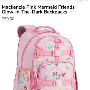New Pottery Barn Mini Mackenzie Pink Backpack